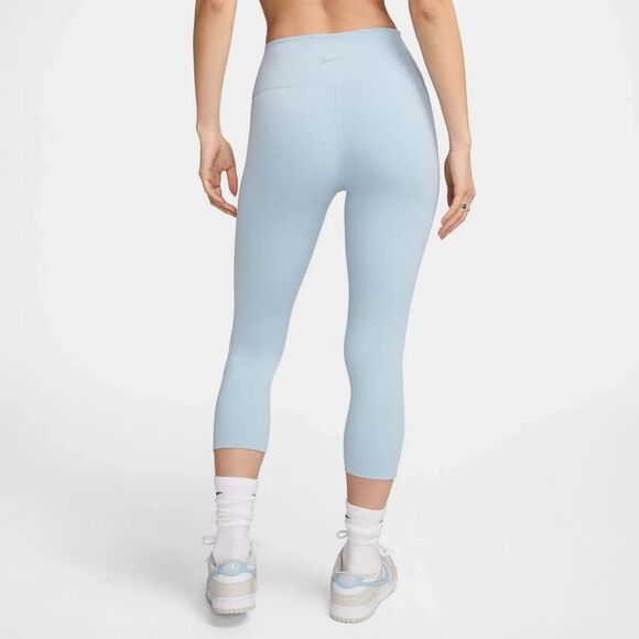Nike One Women's Daybreak High-Waisted Crop Leggings FN3236-440 Size S NWT - Picture 1 of 9